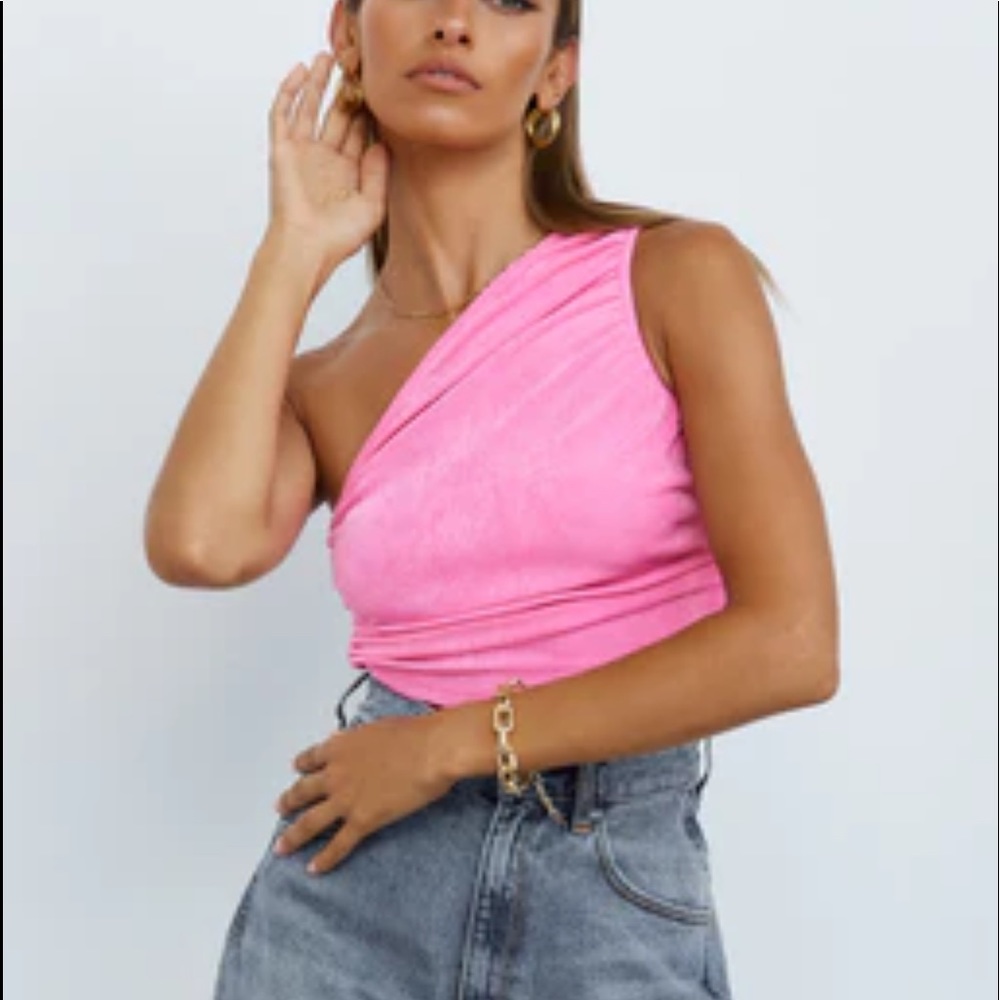 Pink Crop Top